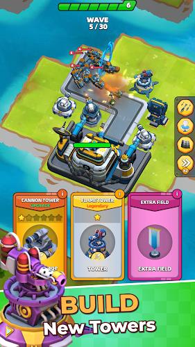 Schermata Island Defense TD - Tower War 1