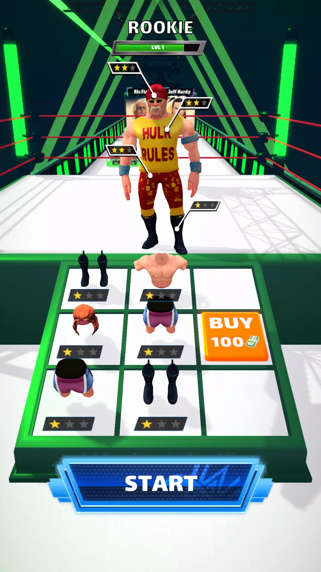 Wrestling Trivia Run Capture d'écran 1