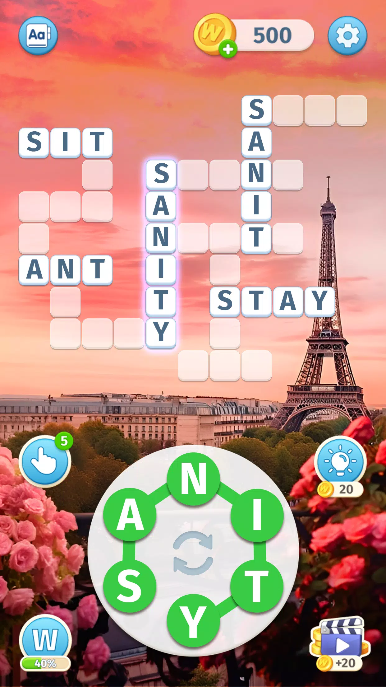 Sky Words Captura de pantalla 2