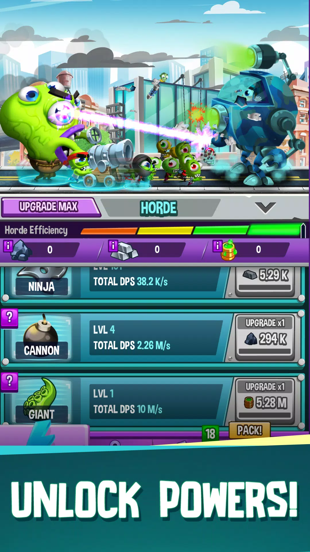 Idle Rush : Zombie Tsunami Capture d'écran 1