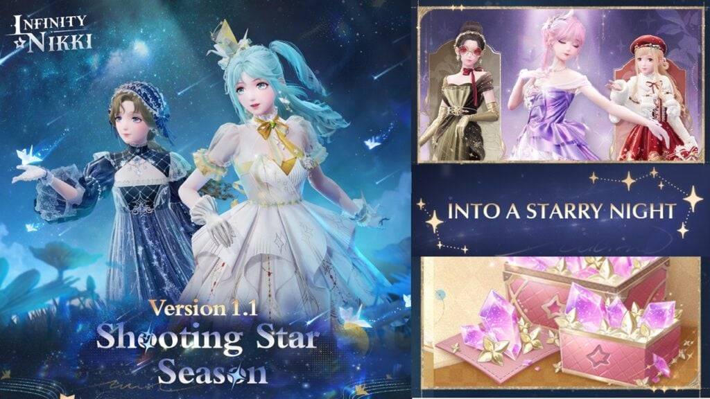 Infinity Nikki သည် ကြယ်ကြွေသောကြယ်ရာသီကို ကြိုဆိုပါသည်။