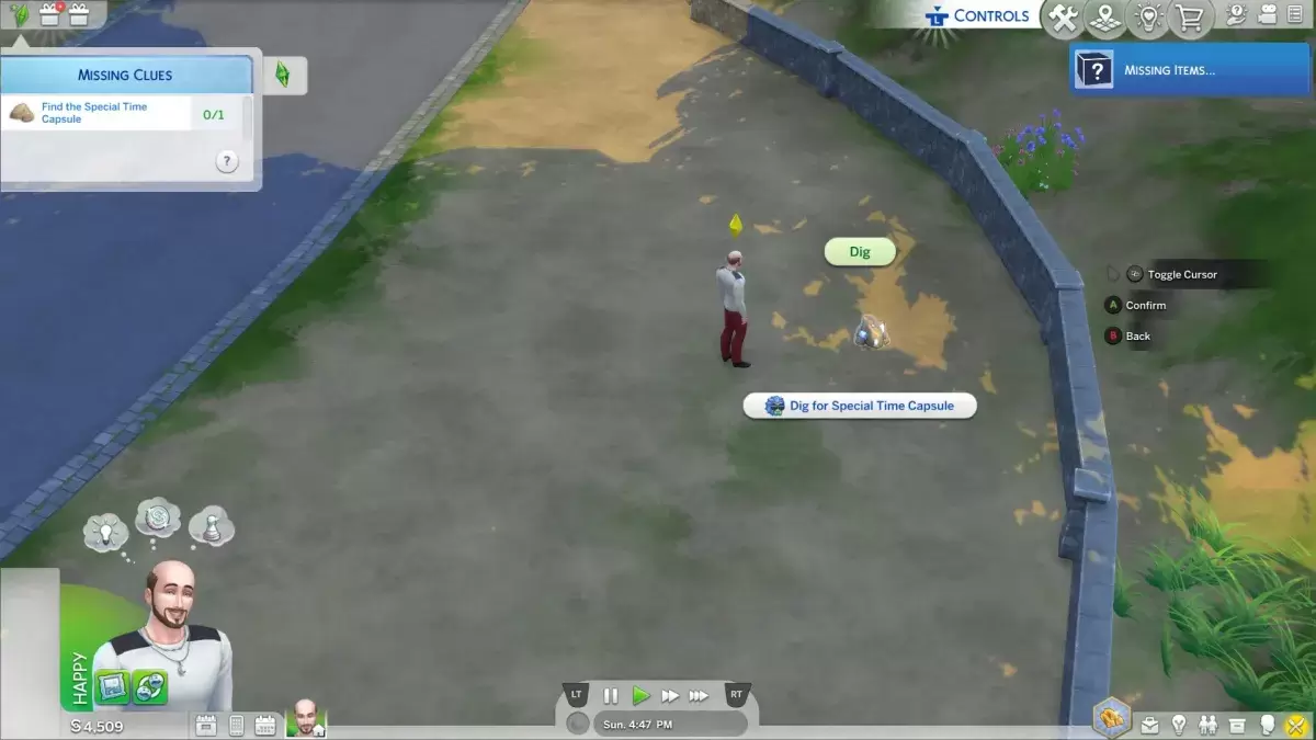 Ang espesyal na kapsula ng oras mula sa pagsabog ng Sims 4 mula sa nakaraang kaganapan.