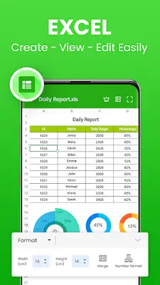 Docx Reader - PDF, XLSX, PPTX Zrzut ekranu 2