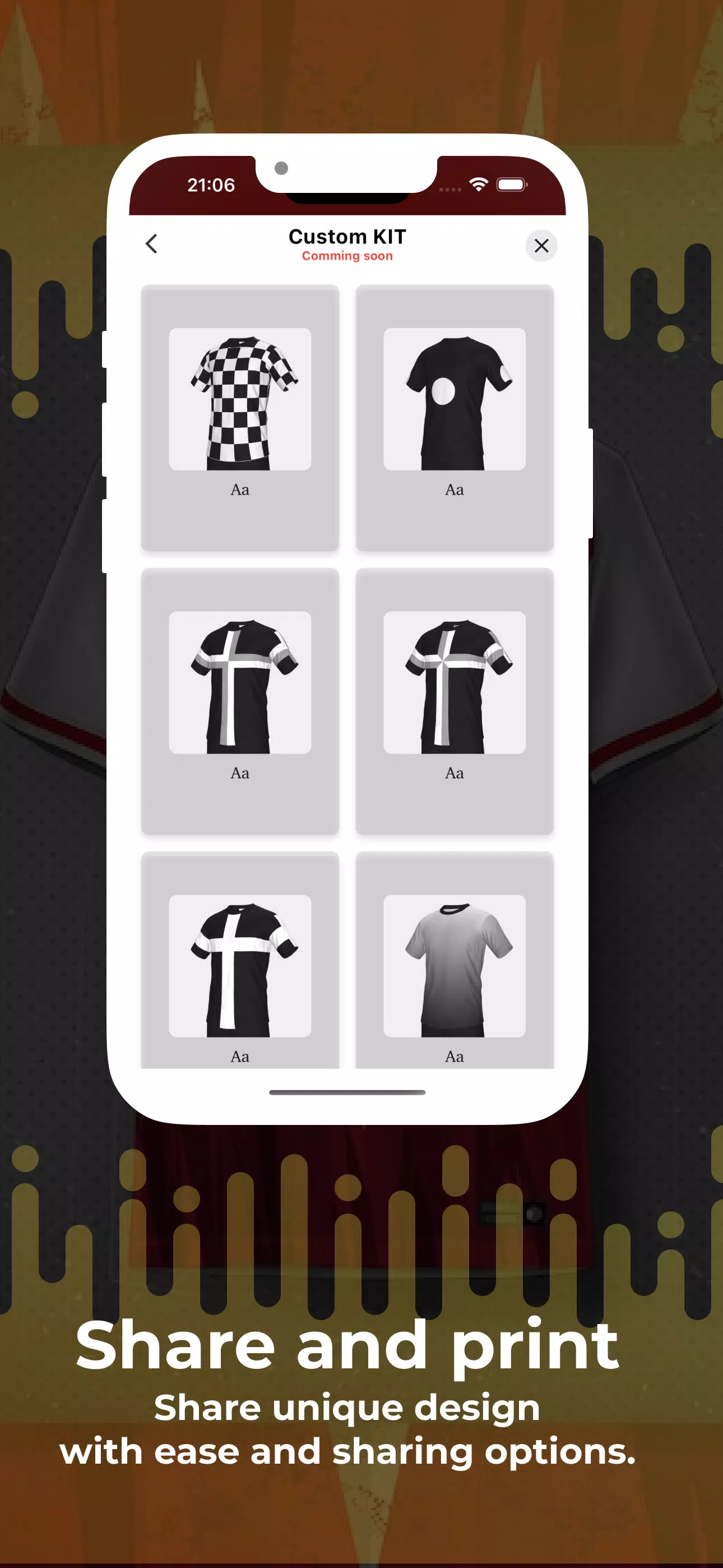 Football Jersey Kit Creator Captura de pantalla 3