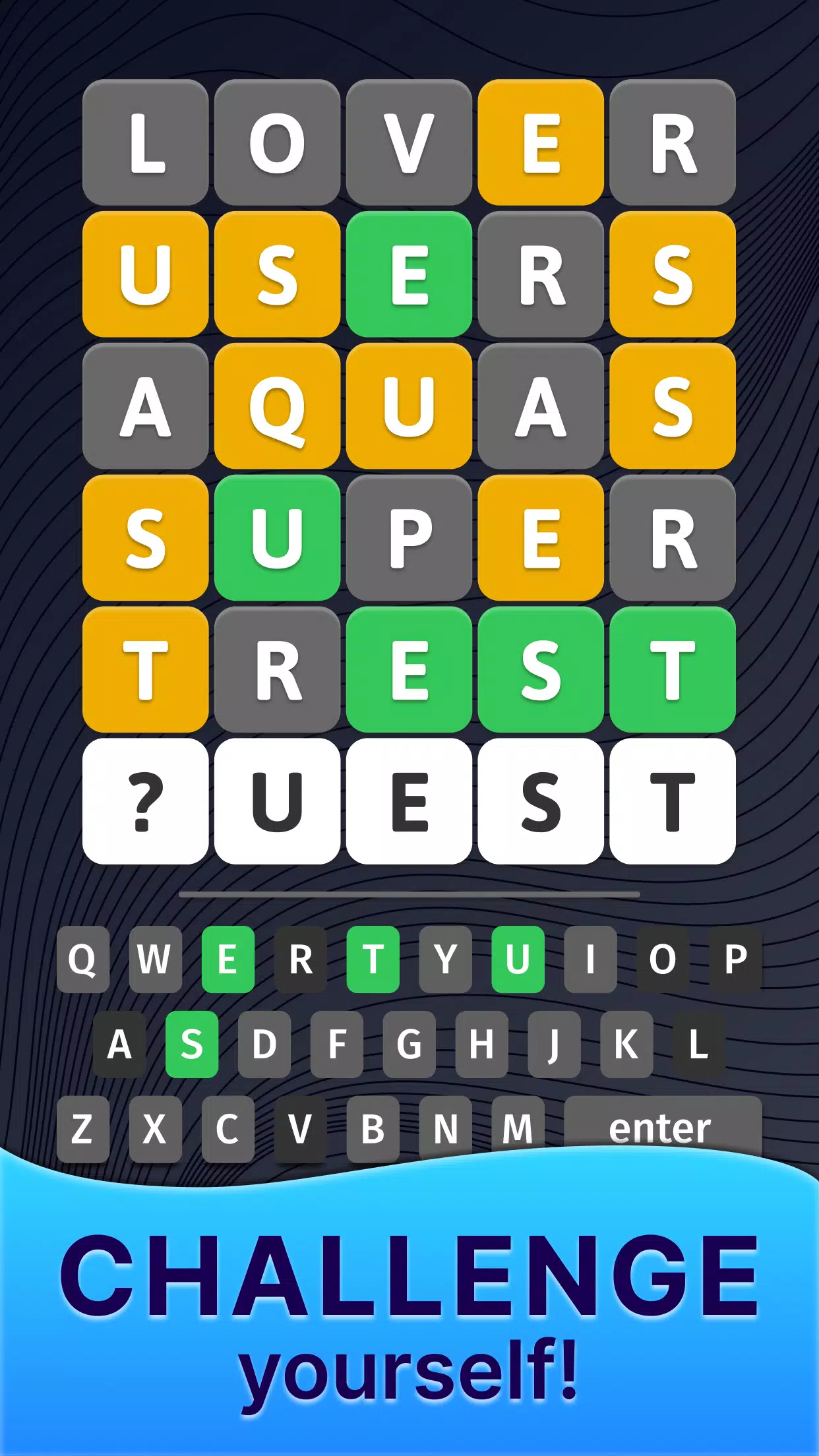 The Hidden Letter Games－Words 스크린샷 0