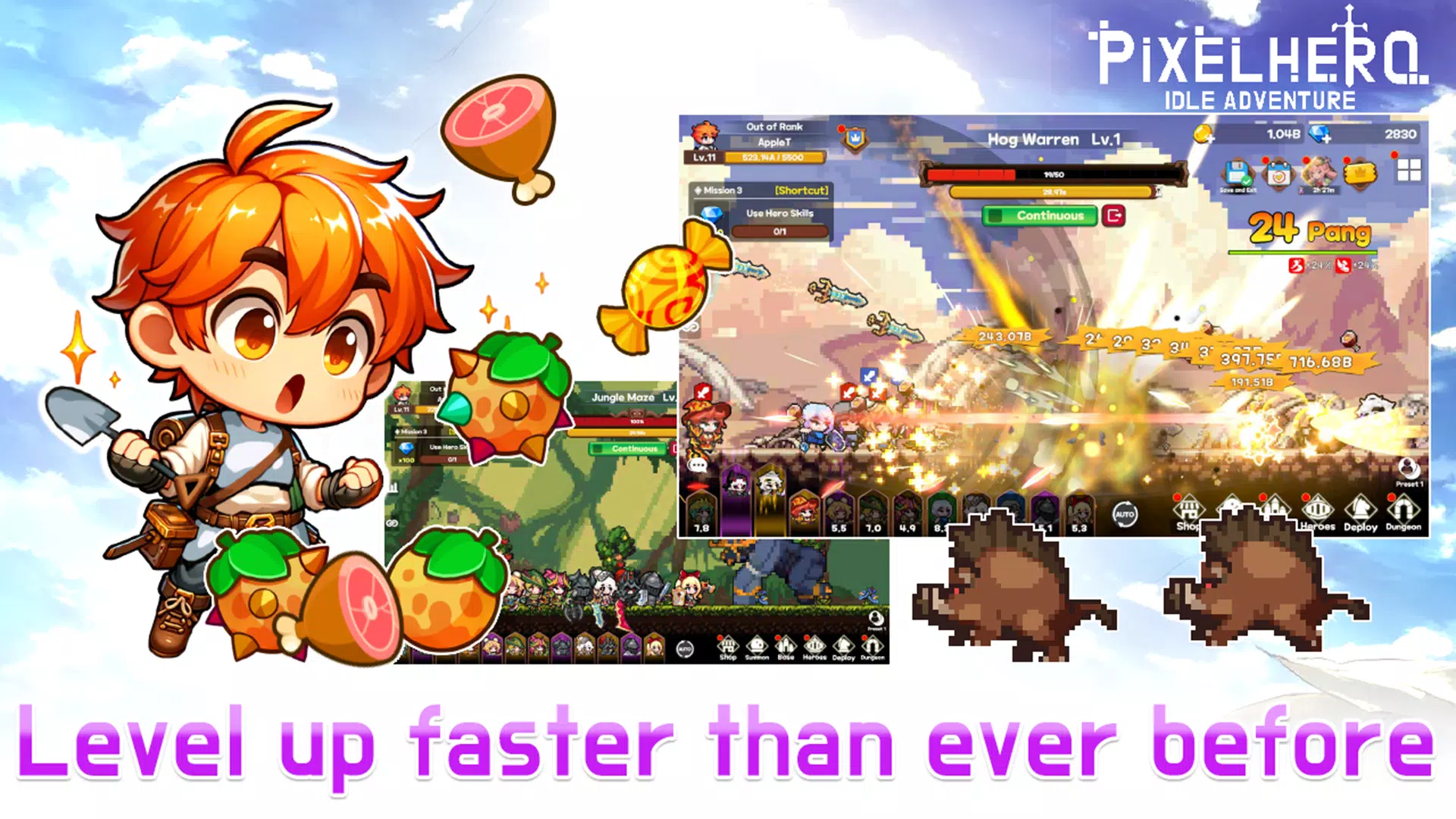 Pixel Heroes Idle スクリーンショット 2
