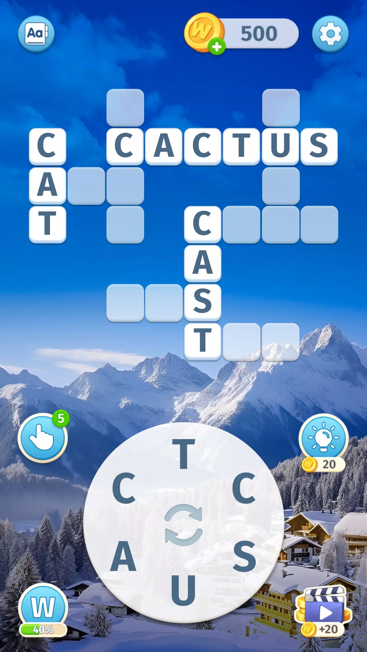 Sky Words Captura de pantalla 1