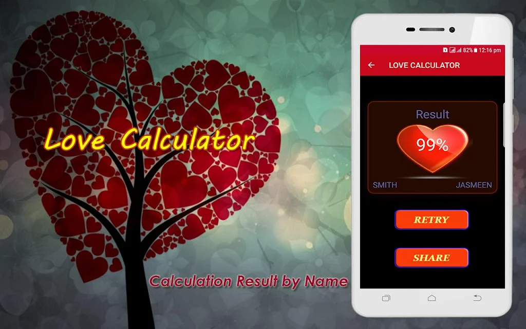 True Love Calculator ဖန်သားပြင်ဓာတ်ပုံ 3