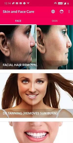 Skin and Face Care - acne, fai Captura de pantalla 1