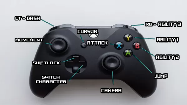 Xbox controller setup for Anime Saga