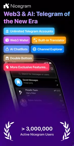 Nicegram: Chat for Telegram X Captura de pantalla 0