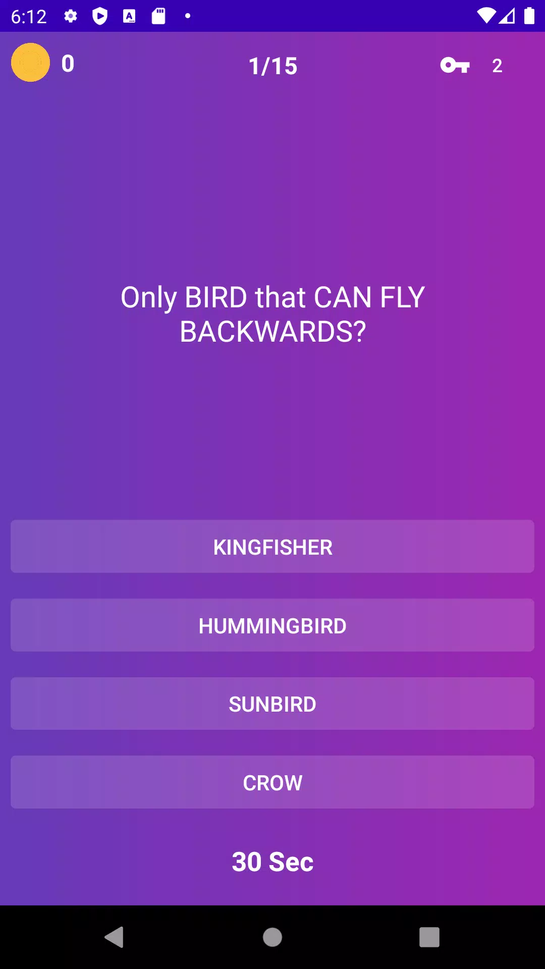 33 Seconds Quiz Screenshot 3