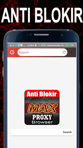 MAX-Proxy Browser Anti Blokir 스크린샷 1