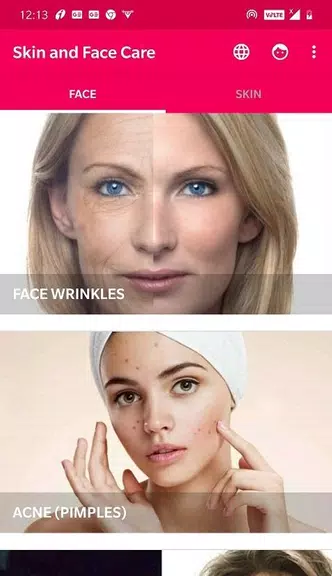 Skin and Face Care - acne, fai Captura de pantalla 0