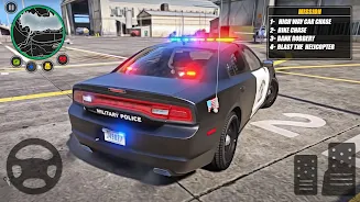 Police Car Chase Criminal Game Zrzut ekranu 1