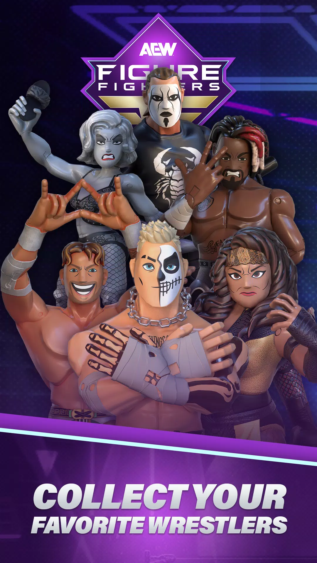 AEW: Figure Fighters Wrestling 스크린샷 0