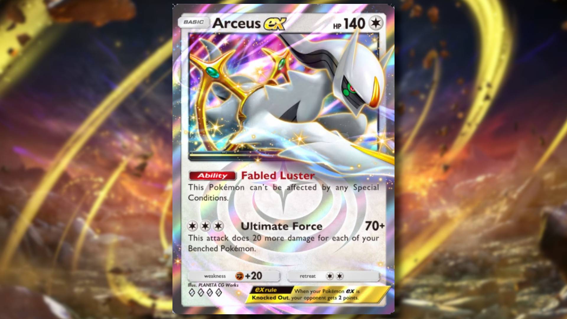 Top Arceus ex pour Pockemon TCG Pocket