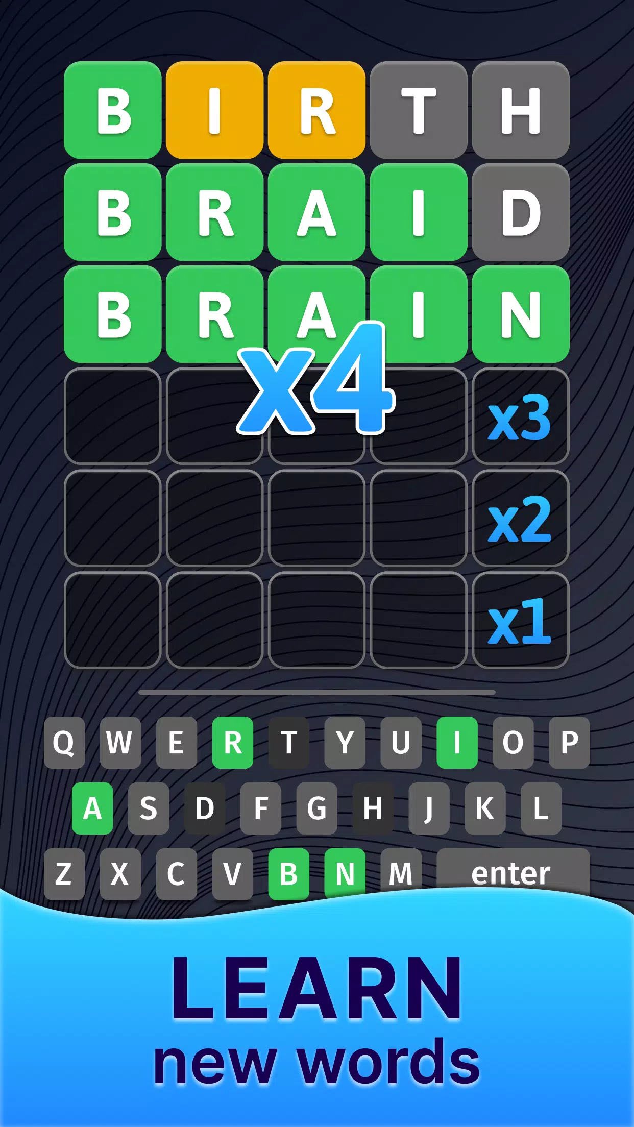 The Hidden Letter Games－Words 스크린샷 1