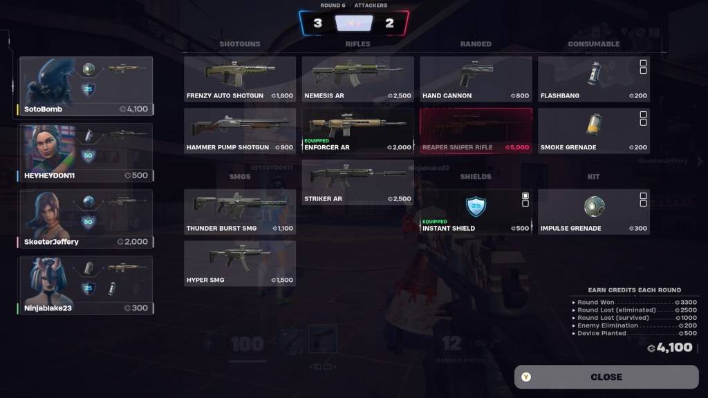 作为有关最佳负载的文章的一部分，在Fortnite Ballistic中购买屏幕。