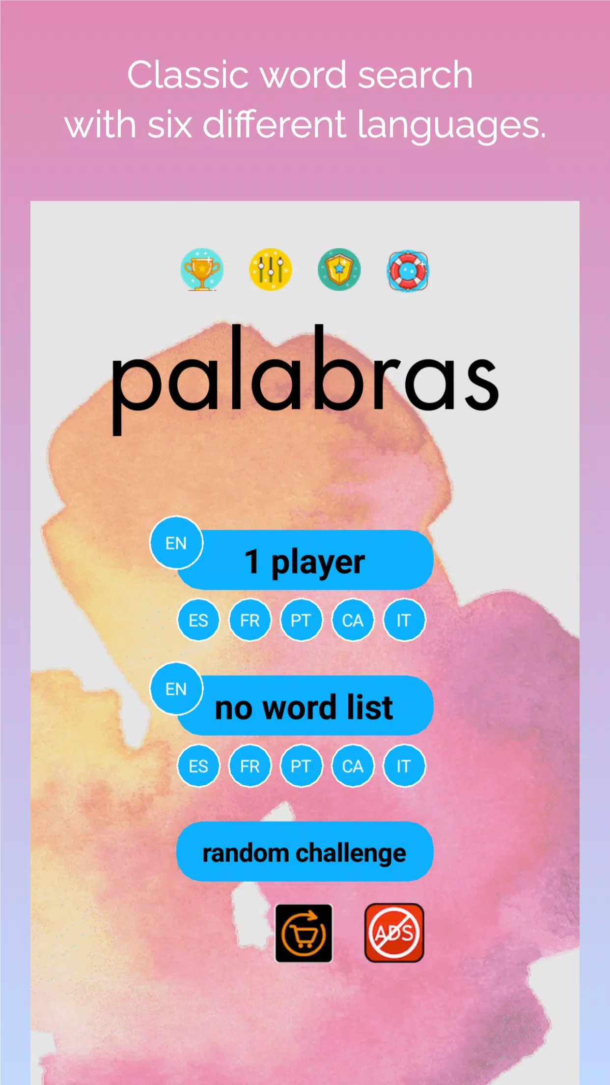 busca palabras: sopa de letras 스크린샷 0