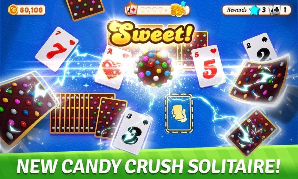 Candy Crush Solitaire: Play Tripesaks Patience sul tuo cellulare ora
