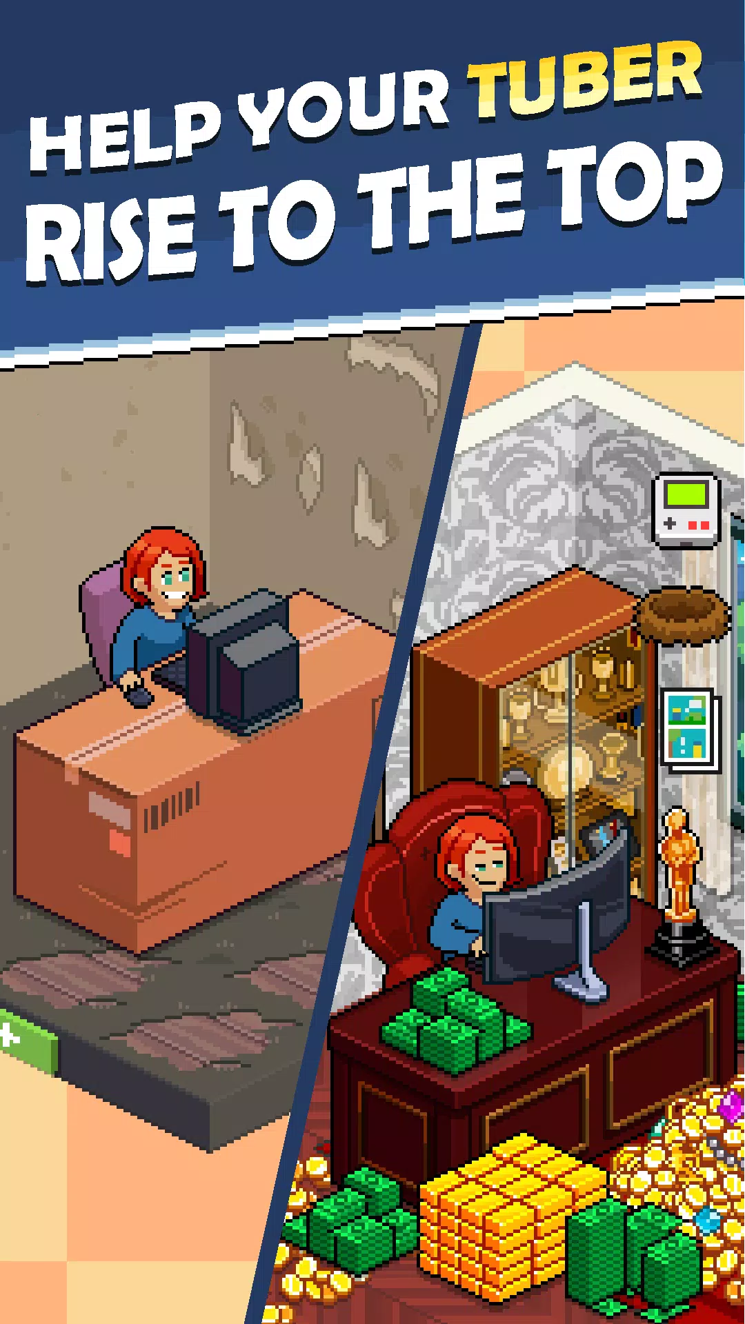 PewDiePie's Tuber Simulator Captura de tela 1