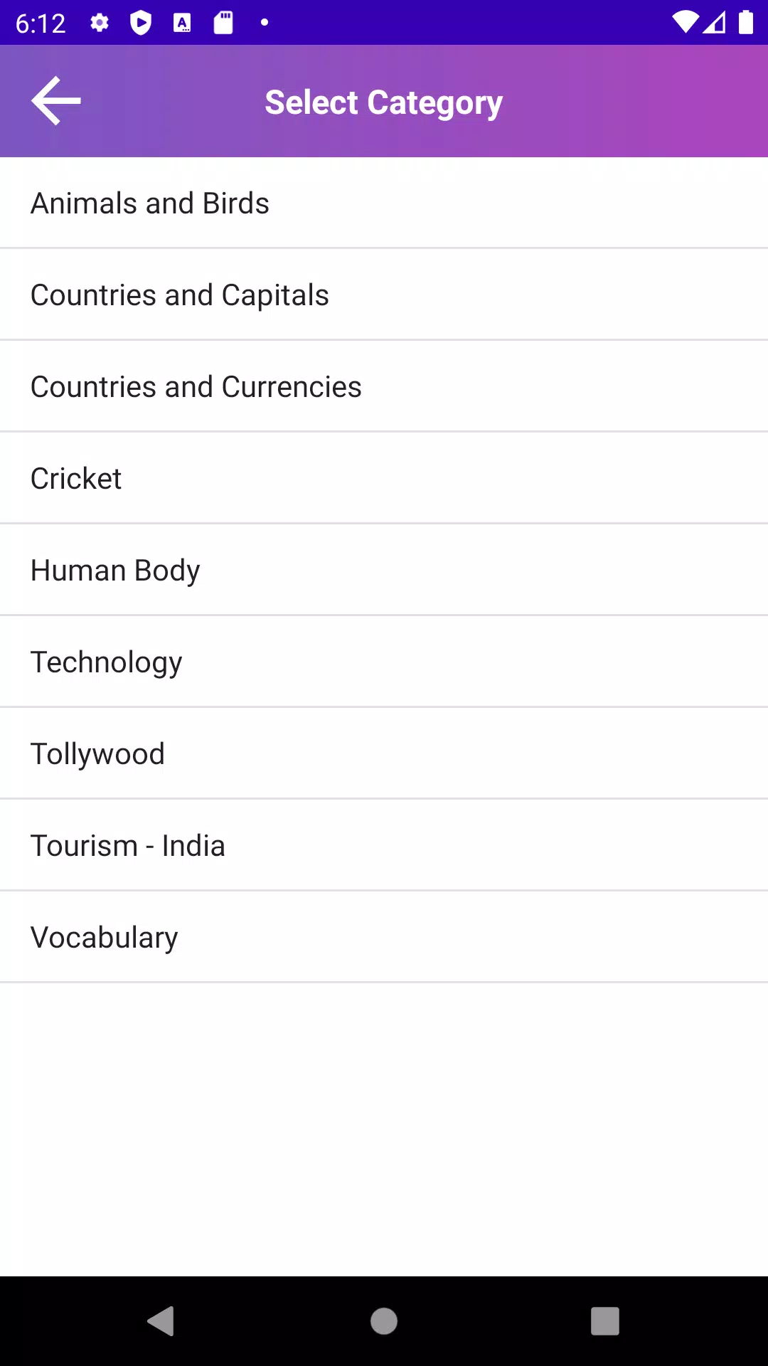33 Seconds Quiz Screenshot 1