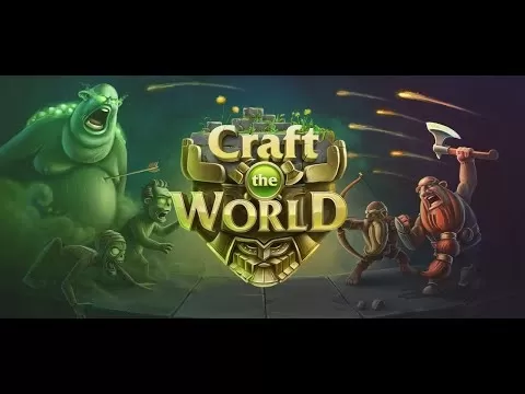 난쟁이 요새 운영을 보여주는 Craft The World 게임 플레이