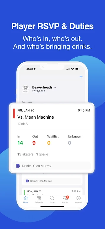 BenchApp - Sports Team Manager スクリーンショット 2