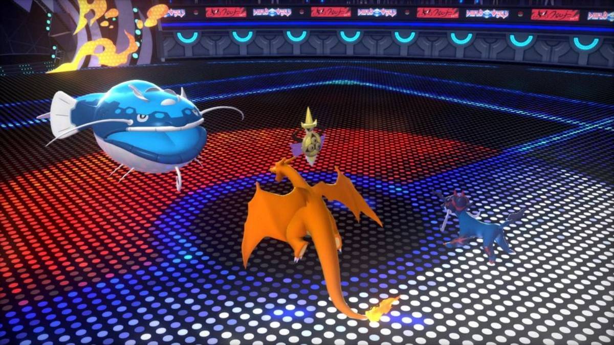 ポケモンチャンピオンズにてリザードン対ダイケンキの競技バトル