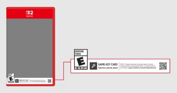 Nintendo nói rằng các thẻ khóa trò chơi Switch 2 giúp các nhà xuất bản bên thứ ba mang lại 