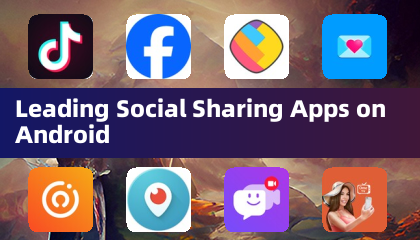 Principales applications de partage social sur Android