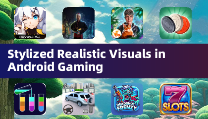 안드로이드 게임에서 스타일리시한 사실적인 비주얼