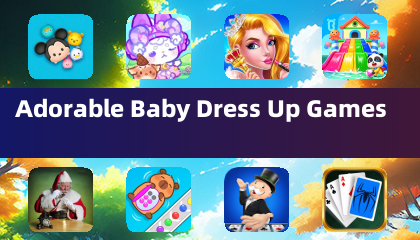 귀여운 베이비 드레스업 게임