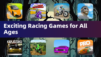 모든 연령대를 위한 자극적인 레이싱 게임
