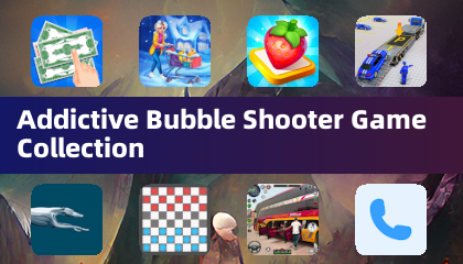 마음이 빠지는 버블 샷 게임 컬렉션