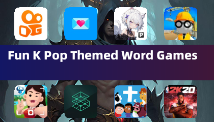 趣味K Pop主题文字游戏